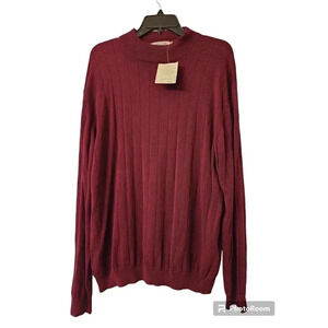 Men's Life Burgandy Sweater Size XL